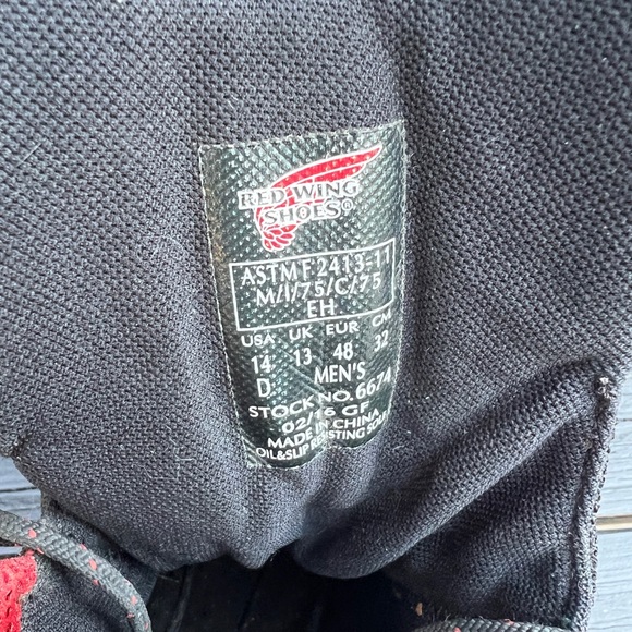 Truhiker Redwing Boots 6674 men’s 14 - Picture 4 of 7